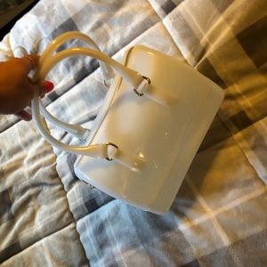 White/ clear purse